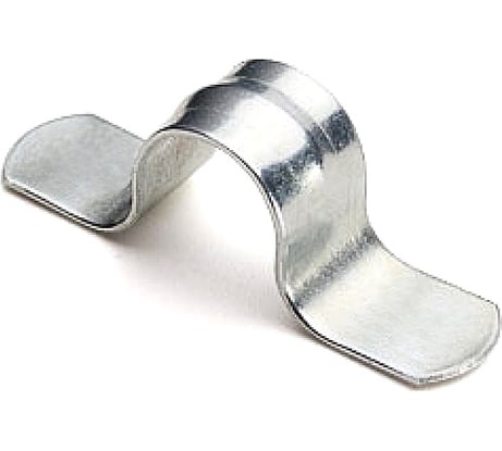 Металлическая двухлапковая скоба для монтажного пистолета EKF d 16-17 мм smp-2-16-17