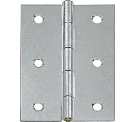 Полуширокая петля VORMANN 40х32х0,9 мм, оцинкованная, латунный штифт 00502 040 Z