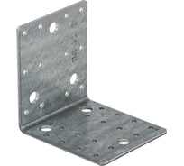 Крепежный прочный уголок VORMANN 105х105х90х3 мм, оцинкованный 70 926 000
