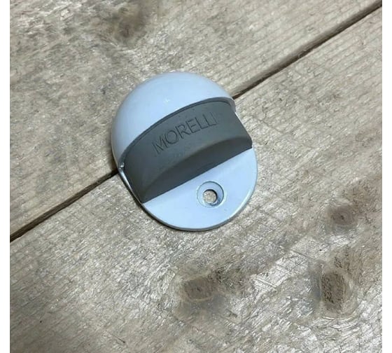 Дверной ограничитель MORELLI DS1 W цвет - белый 9012837