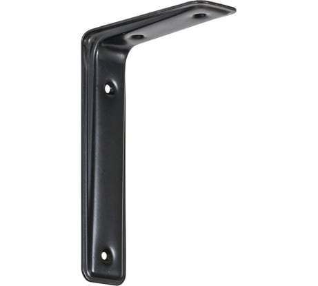 Кронштейн VORMANN 3-F 115х80х40 мм, оцинкованный, цвет: черный, 00165 115 S