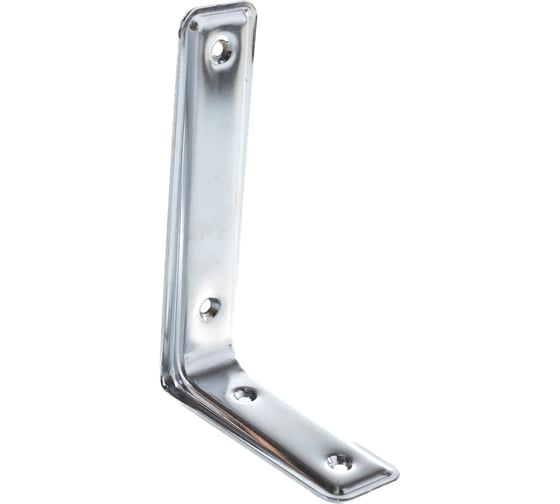 Кронштейн VORMANN 3-F 160х105х40 мм, оцинкованный, цвет: хром, 00165 160 C