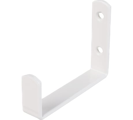 Настенный крючок VORMANN 65х87х17х3,5 мм, оцинкованный, цвет: белый 00280 002 W