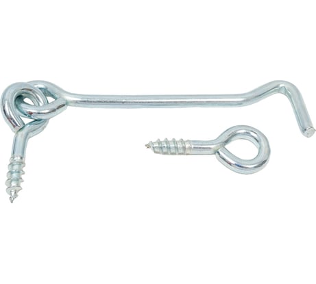 Накидной крючок с осью 80 мм, d 3,9 мм, VORMANN оцинкованный 00082 080 Z