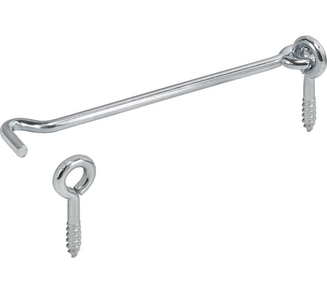 Накидной крючок с осью 200 мм, d 6,0 мм VORMANN оцинкованный 00082 200 Z