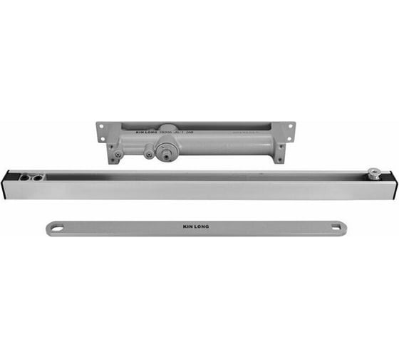 Скрытый доводчик Kin Long 1000-1250 мм, с фиксацией, 85 кг. EN4 YB306