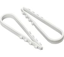 Дюбель-хомут APEX для круглого кабеля, 19-25 мм, белый, 100 шт. ES21020