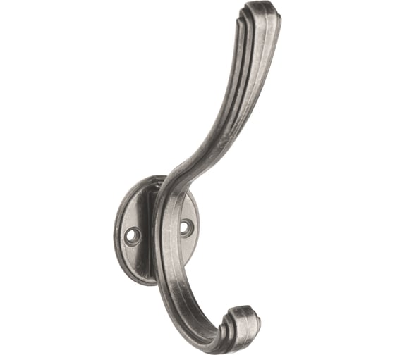Комплект крючков kerron 2 шт. KR 0270 BAZ, черненый старинный цинк SET2(KR 0270 BAZ) 1