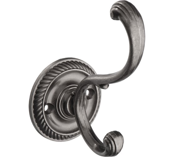 Комплект крючков kerron 2 шт. KR 0280 BAZ, черненый старинный цинк SET2(KR 0280 BAZ) 1