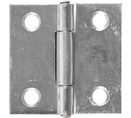 Прямая петля VORMANN 25х25х0,8 мм, оцинкованная, латунный штифт 00503 025 Z