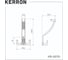 Комплект крючков kerron 3 шт. KR 0070 OT, золото SET3(KR 0070 OT) 2