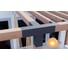 Крепеж коннектор для беседки PALITRA TECHNOLOGY из бруса TETRA графит 52981-5 3