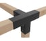 Крепеж коннектор для беседки PALITRA TECHNOLOGY из бруса TETRA графит 52981-5 4