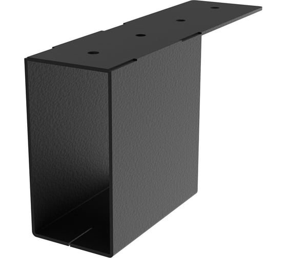 Крепеж коннектор для беседки PALITRA TECHNOLOGY из бруса 50x100 графит, 8 шт. 52981-1 1