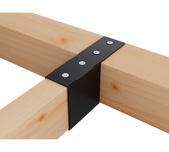 Крепеж коннектор для беседки PALITRA TECHNOLOGY из бруса 50x100 графит, 8 шт. 52981-1