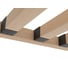 Крепеж коннектор для беседки PALITRA TECHNOLOGY из бруса 100x100 мм, графит, 4 шт. 52981-2 4