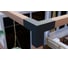 Крепеж коннектор для беседки PALITRA TECHNOLOGY из бруса TRIO графит, 2 шт. 52981-4 4