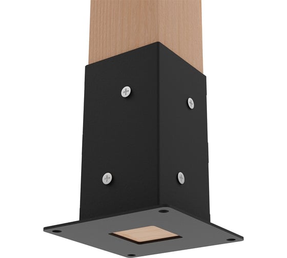 Крепеж коннектор для беседки PALITRA TECHNOLOGY из бруса UNO графит, 2 шт. 52981-3