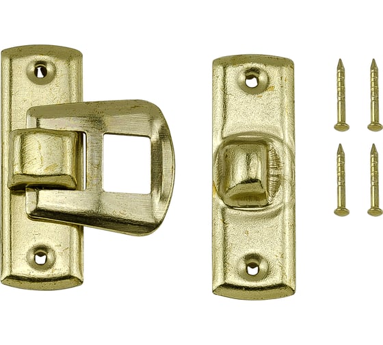 Замок для шкатулки VORMANN 30х19 мм, латунь, комплект 2 шт европодвес 090837000