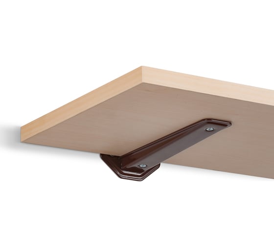 Кронштейн VORMANN 3-F-Linear 190х38 мм, оцинкованный цвет: коричневый, 00166 190 B