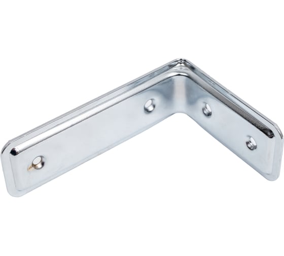 Кронштейн VORMANN 3-F 115х80х40 мм, оцинкованный, цвет: хром, 00165 115 C