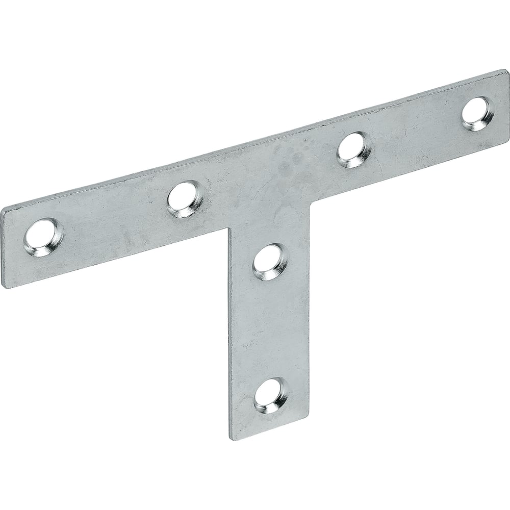 Плоский уголок VORMANN Т-образный 140х80х30х2 мм, оцинкованный 00189 ...