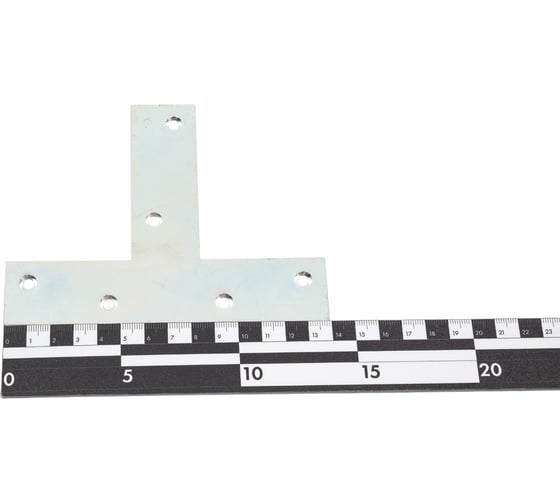 Плоский уголок VORMANN Т-образный 140х80х30х2 мм, оцинкованный 00189 140 Z