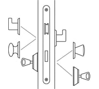 Замок врезной abloy 4292