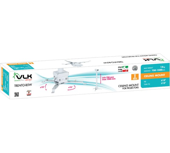 Кронштейн для проекторов VLK TRENTO-85 white