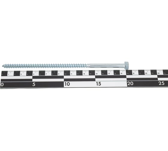 Болт сантехнический ЖЕСТЬ DIN 571, 8x200 мм, этикетка УТ-00010360