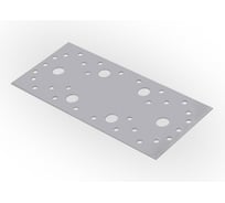 Крепежная пластина ЖЕСТЬ 140x55 мм, этикетка УТ-00010989