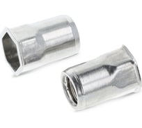 Резьбовая заклепка Metiz-A2 ART 1027, М10x20.5 мм, А2, шестигранная с уменьш. потайн. борт, нерж., 10 шт. 1027210205 10