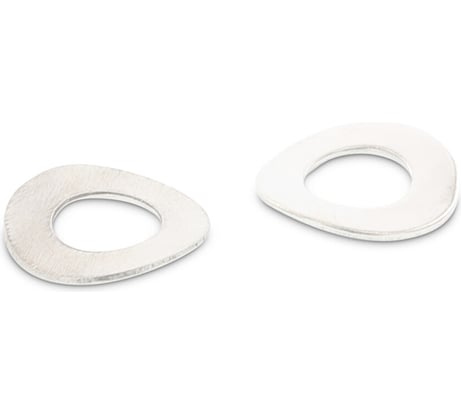 Шайба пружинная Metiz-A2 М6 мм, DIN137, А2, нержавеющая 10 шт. 13726 10