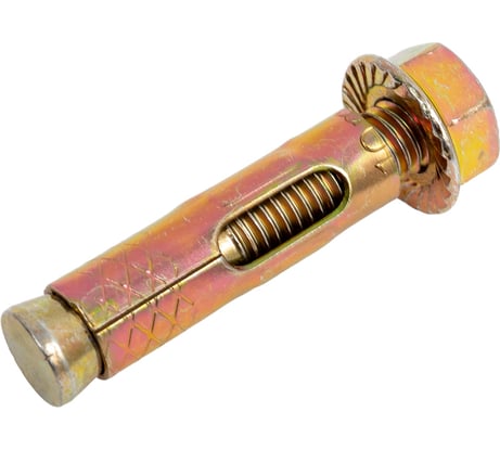 Анкерный болт с гайкой ЖЕСТЬ М10x50 мм, этикетка УТ-00008499