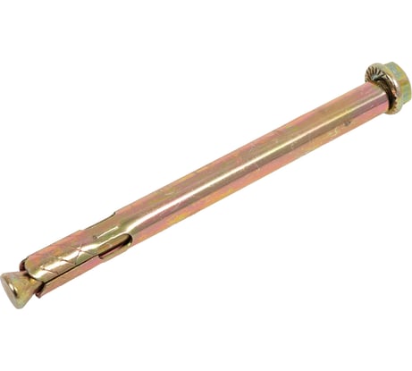 Анкерный болт с гайкой ЖЕСТЬ М8x100 мм, этикетка УТ-00008501