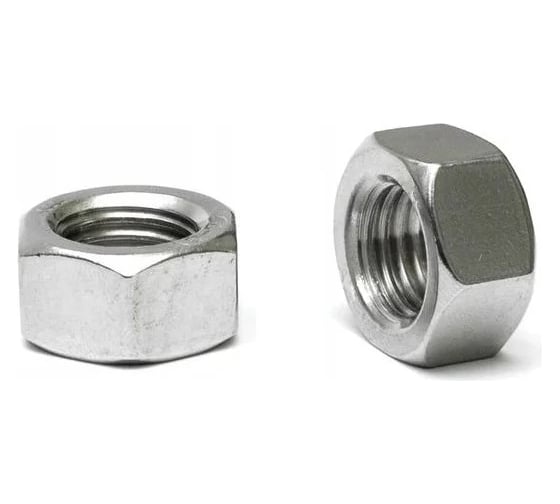 Гайка Metiz-A2 нержавеющая, М8, DIN 934, А4-80, шестигранная, 50шт 93448 50
