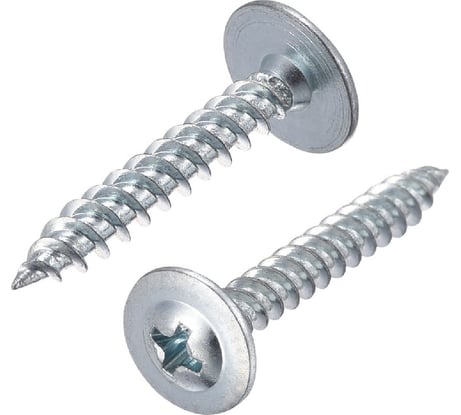 Саморез Metiz-A2 с прессшайбой, ART.9999 4,2x25 мм, А2, самонарезающий, крест/шл. «клоп», 10 шт. 999924225 10