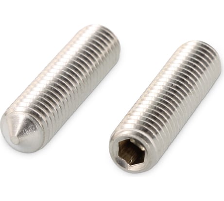 Винт установочный Metiz-A2 DIN 914, M3x25 мм, А2, нерж. внутр. шестигр., 10 шт. 9142325 10