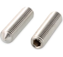 Винт установочный Metiz-A2 DIN 914, M5x35 мм, А2, нерж. внутр. шестигр., 10 шт. 9142535 10