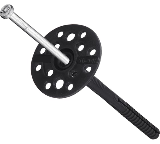 Дюбель для теплоизоляции Tech-Krep с мет. гвоздём 10x140 (30 шт) - пакет ECOPLAST 154331