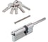 Цилиндровый механизм SM-75/30S/45-S/65-NI со штоком APECS 00027037 1