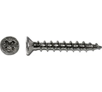 Оконный шуруп КРЕП-КОМП крупная резьба, белый цинк 4,1х40 Kn 500 шт. ош440ф