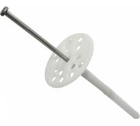 Дюбель для теплоизоляции с металл. гвоздем Bau-Fix 10x160 D=4,2 250 шт 827057