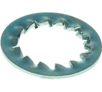 Шайба зубчатая ЖЕСТЬ DIN 6798J, внутренние зубья, цинк, М5, 150 шт., коробка УТ-00011966