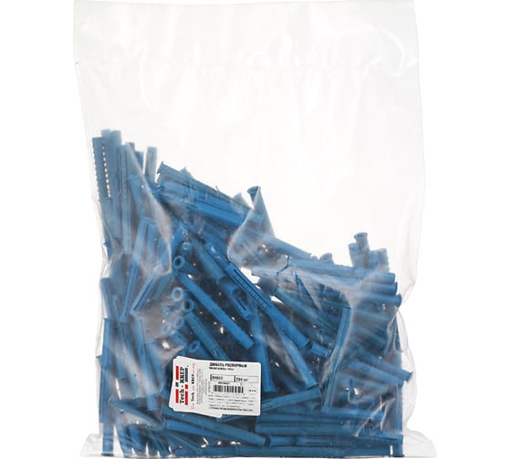 Распорный дюбель Tech-Krep 10х100 шипы+усы 100 шт - пакет 132436