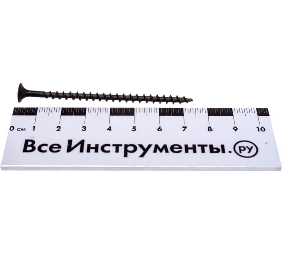 Саморез по дереву КРЕП-КОМП черный 4,2х76, 15 шт. чд76мф