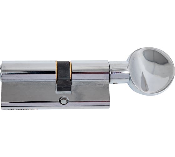 Цилиндровый механизм Аллюр HD FG 70-5К CP [25Gx10x35](40x30G) хром, перф. ключ/вертушка, БЛИСТЕР 7816