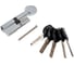 Цилиндровый механизм Аллюр HD FG 70-5К CP [25Gx10x35](40x30G) хром, перф. ключ/вертушка, БЛИСТЕР 7816 1