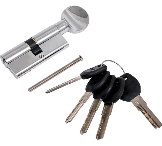 Цилиндровый механизм Аллюр HD FG 70-5К CP (35x35G) хром, перф. ключ/вертушка 16264 1