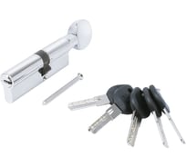 Цилиндровый механизм Аллюр HD FG 90-5К CP (40x50G) хром, перф. ключ/вертушка 16275